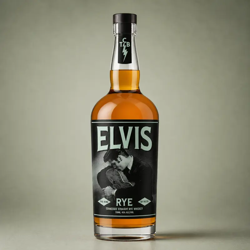 ELVIS TENNESSEE STRAIGHT RYE WHISKEY 70cl
