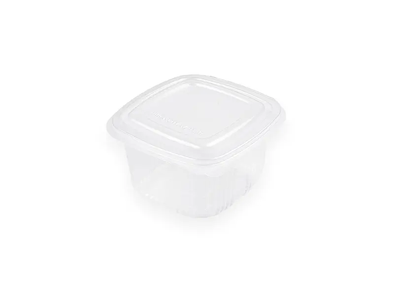 Envase Bisagra Alto Microondas -PP- 375cc (9pq x 100ud) (-5ºC a +120ºC)