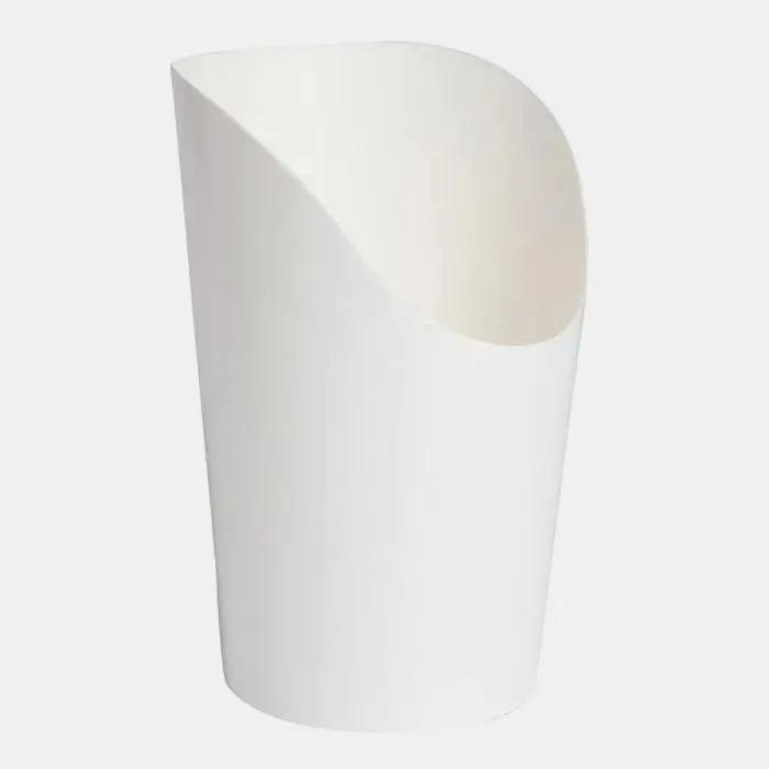 Envase para wraps cartón blanco. ø8 x 11.7. 230 ml - 1200 Uds.