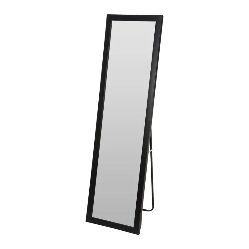 Espejo de pie rectangular con soporte metálico 35,2x125,2cm