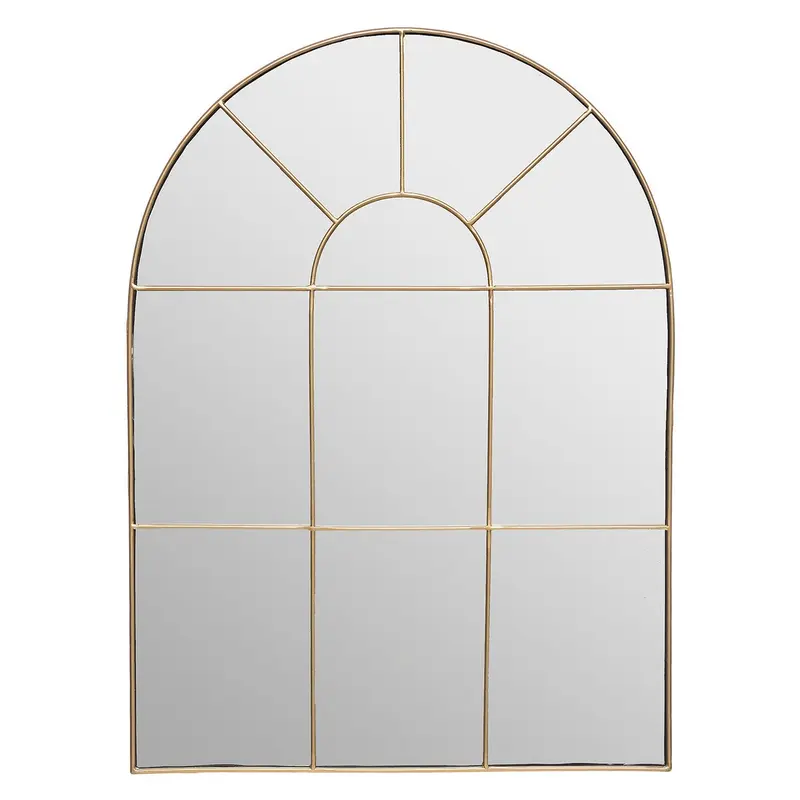 Espejo Monica 54x74cm marco de metal dorado