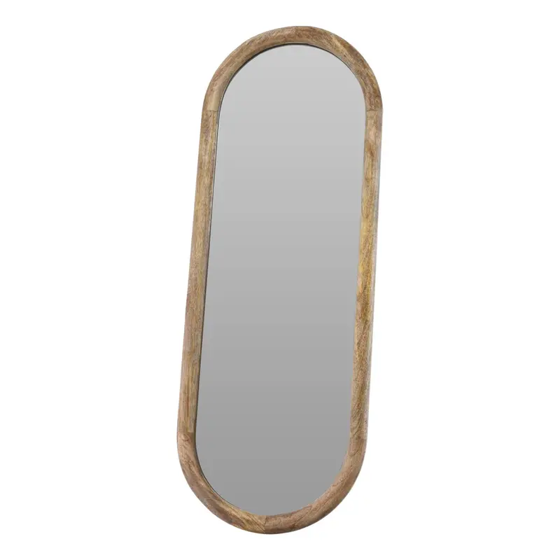 Espejo ovalado en madera H.77,5cm