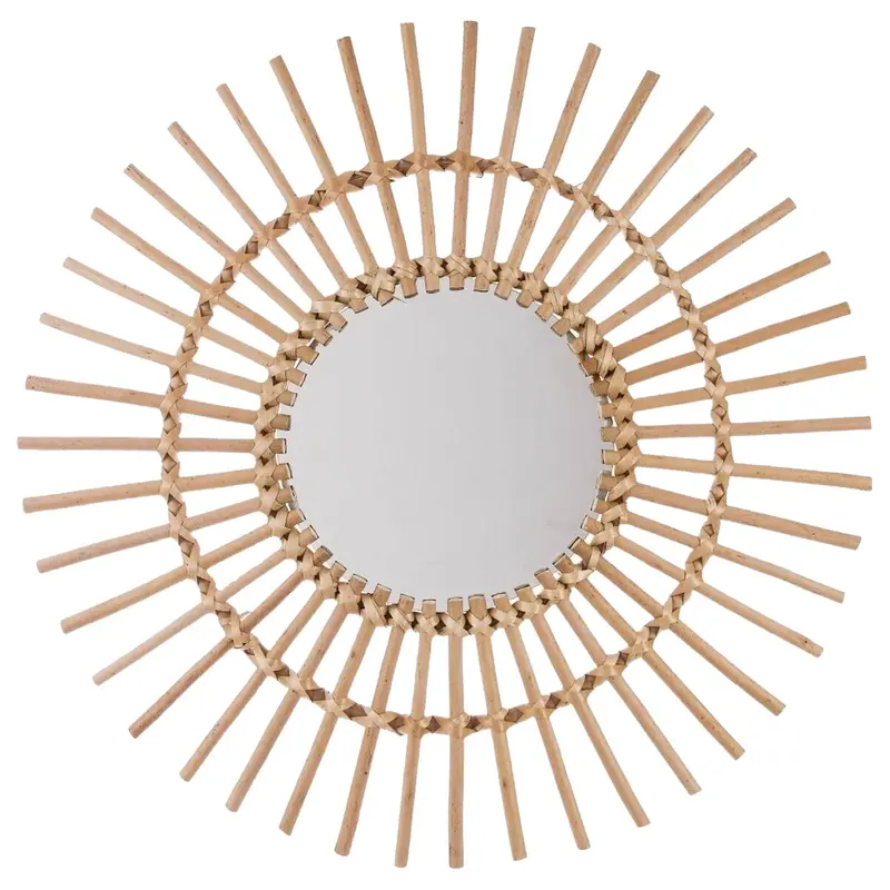 Espejo ratán Sol Ø58cm