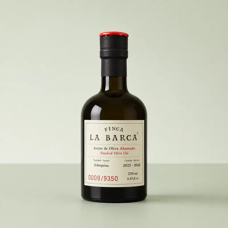 FINCA LA BARCA | ACEITE OLIVA AHUMADO 250ML