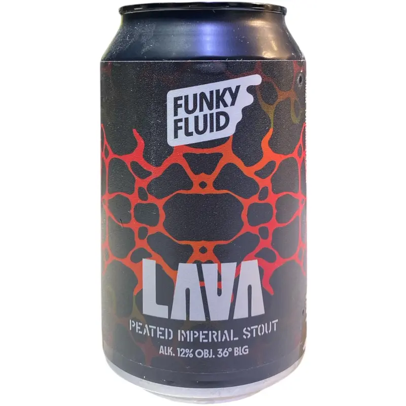 FUNKY FLUID - LAVA PEATED IMPERIAL STOUT - 44CL