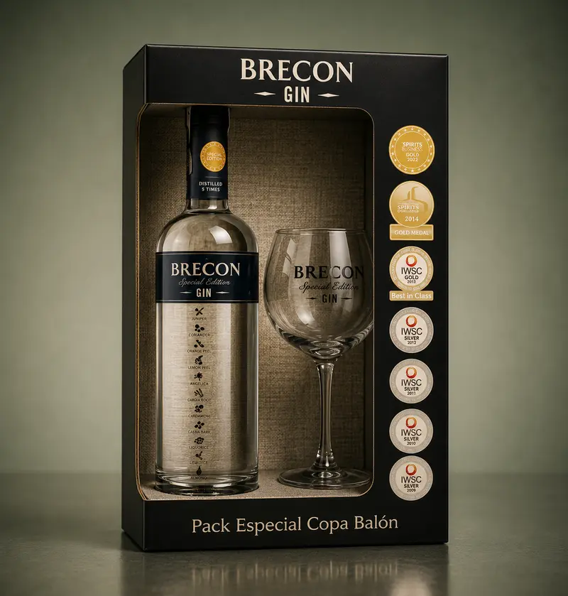 GIN BRECON SPECIAL RESERVE PACK COPA BALON 70cl