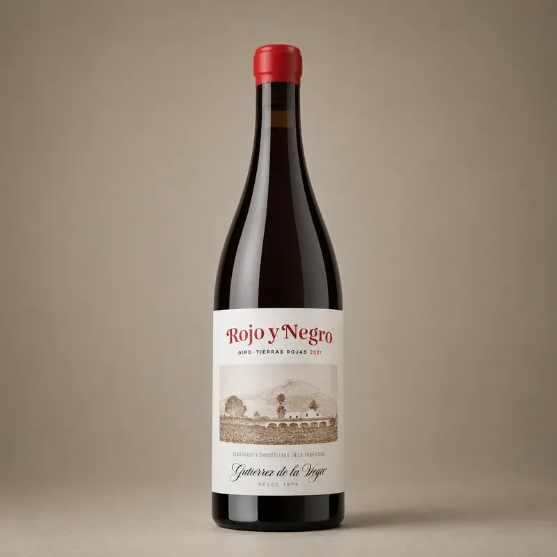 GUTIERREZ DE LA VEGA | ROJO Y NEGRO 2024 75cl