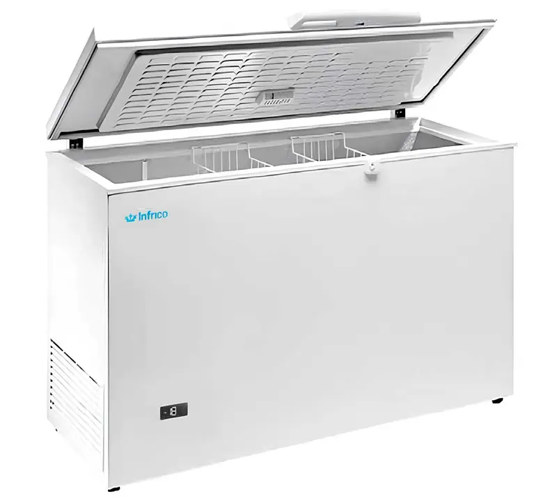 INFRICO - ARCÓN CONGELADOR TAPA ABATIBLE HF 400 AL HC