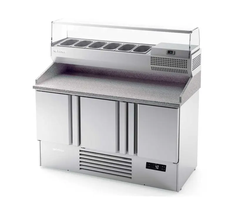 INFRICO - MESA REFRIGERADA PIZZA SERIE 700 3 PUERTAS GN 1/1 ME 1003 VIP