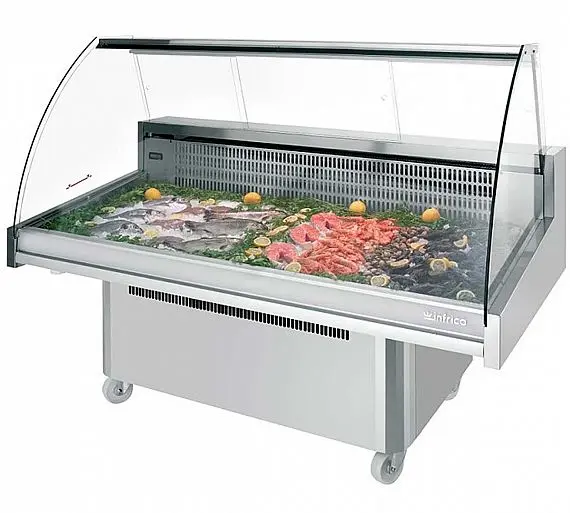 INFRICO - VITRINA CARRO PARA PESCADO MÁLAGA