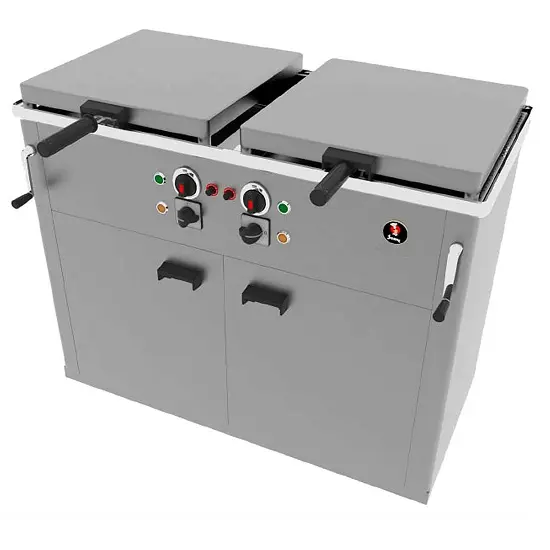 JEMI - FREIDORA J-15-2GP CON MUEBLE DOBLE SERIE J