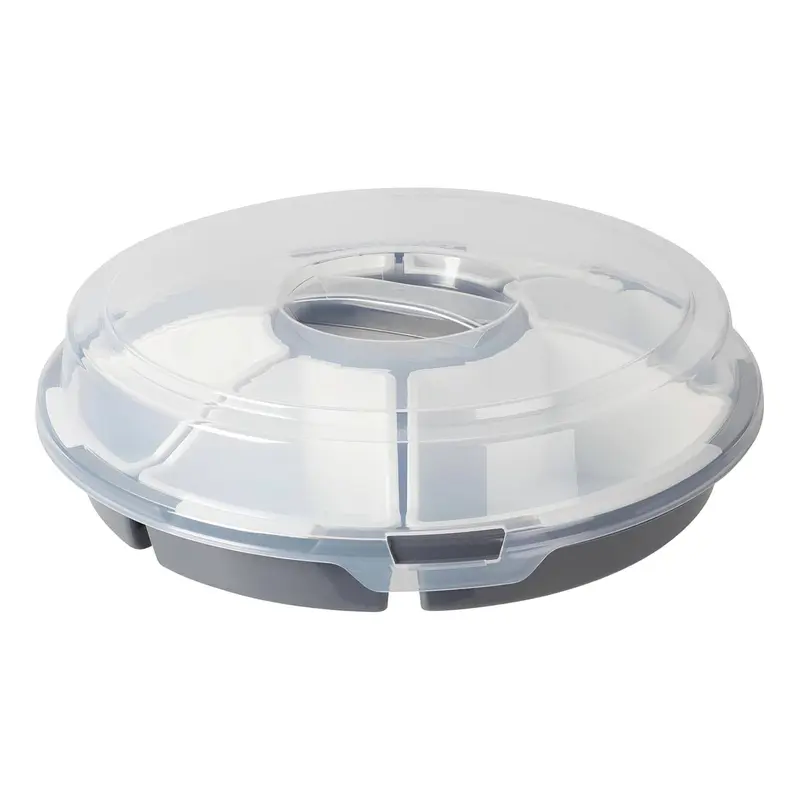 Juego de servir polipropileno Ø33x9cm blanco