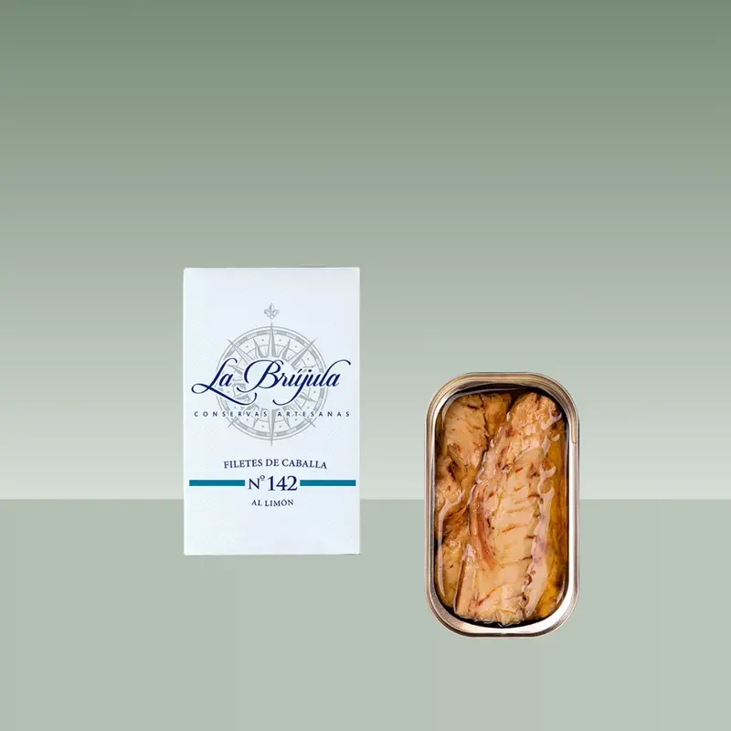 LA BRÚJULA | FILETES DE CABALLA AL LIMON Nº 142 115gr