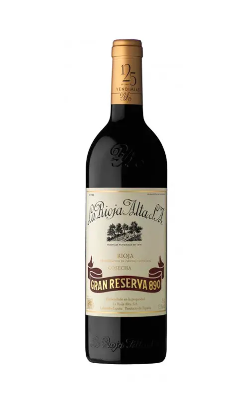 La Rioja Alta 890 Gran Reserva 2010
