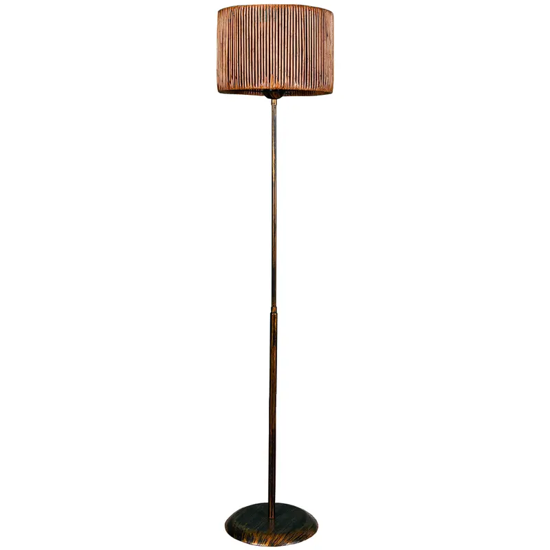 Lámpara de pie 135 cm natural casquillo E27 max 60W