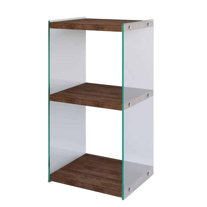 Librería madera maciza pino nogal