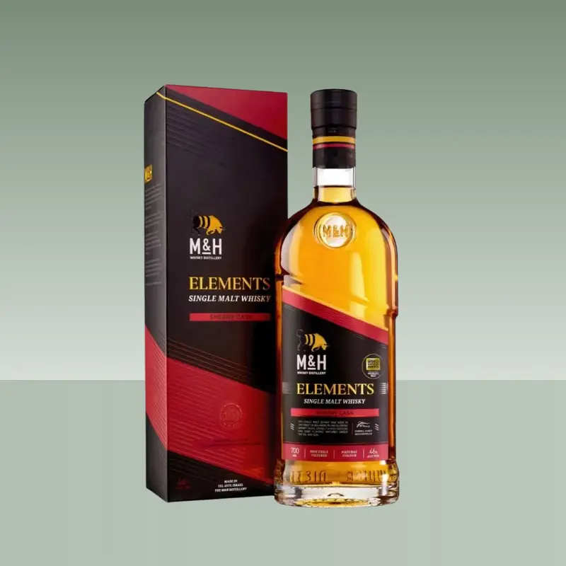 M & H | ELEMENTS SHERRY CASK SINGLE MALT 75cl