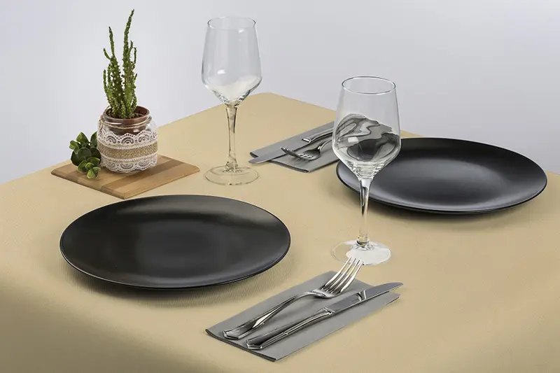 Mantel Air Soft 100x100cm Doblado 1/8 Eco Nature, 100uds