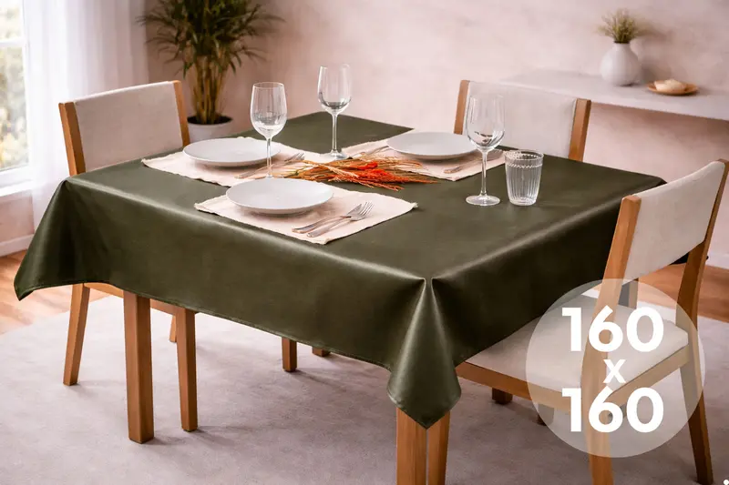 Mantel Extratela Alba Plus 160x160cm Verde (Confeccionado a 156x156cm)