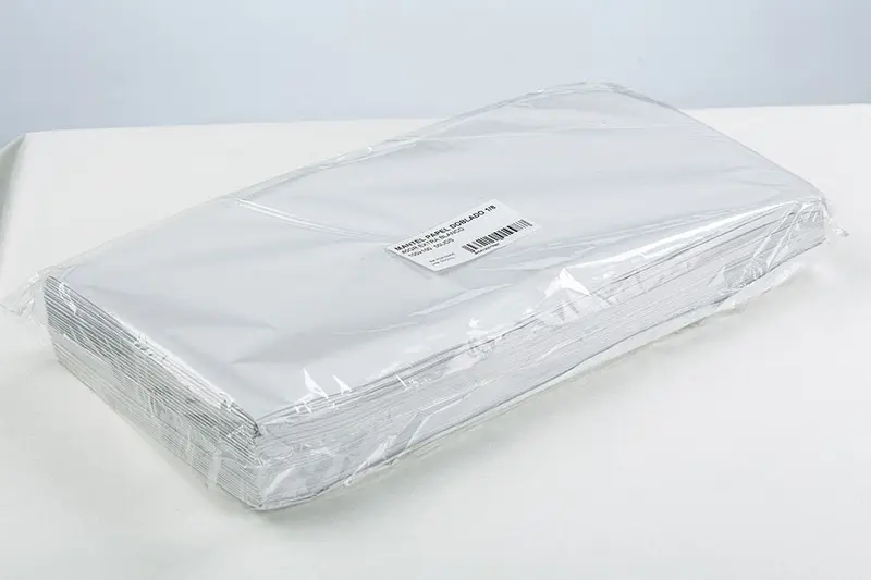 Mantel papel 100x100cm 50gr Extra Pleg. 1/8, 250uds