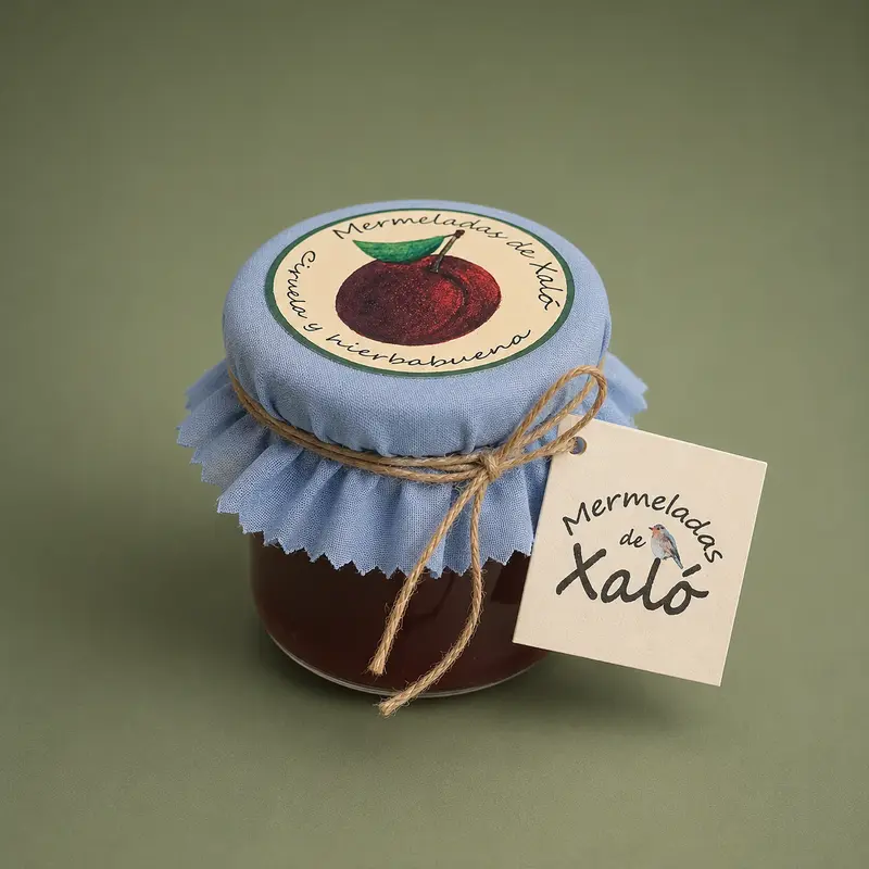 MERMELADAS DE XALÓ | CIRUELA Y HIERBABUENA 212gr
