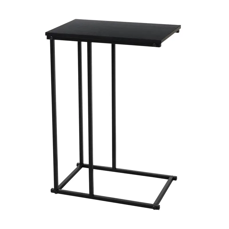 Mesa auxiliar de metal con