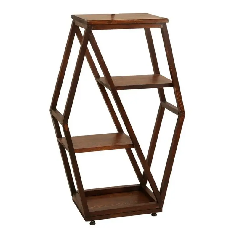 Mesa auxiliar madera de haya color nogal