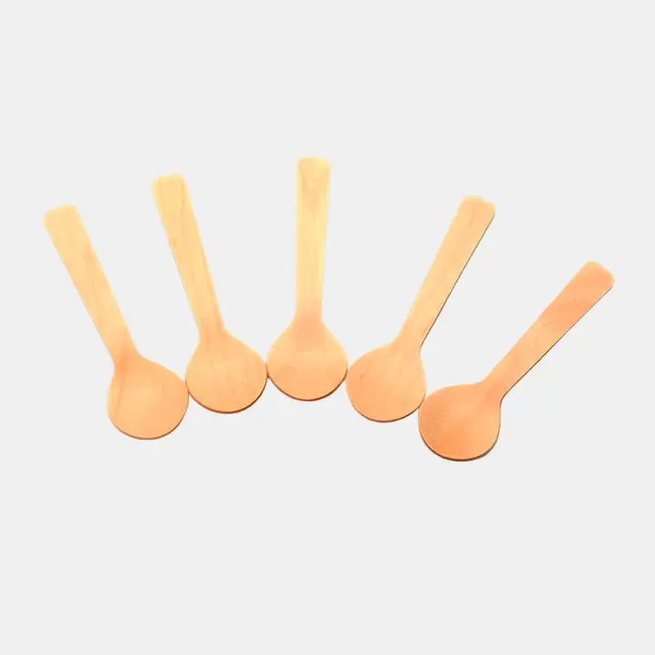 Mini cuchara bambú eco. 10 cm - 300 uds.