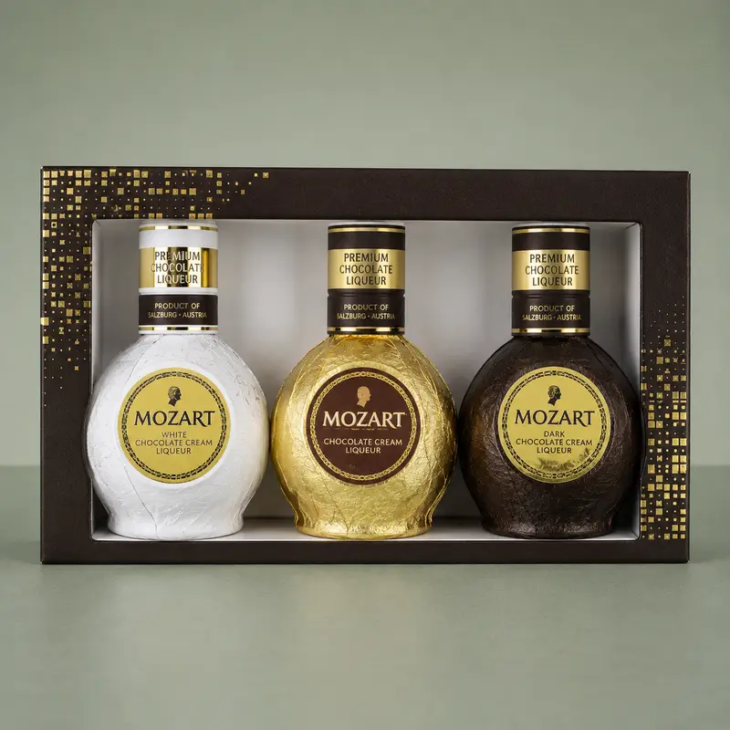 MOZART | TRIO CREMA LICOR 3X5cl