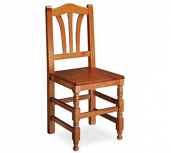 MUEBLES ROMERO - SILLA 12 MADERA
