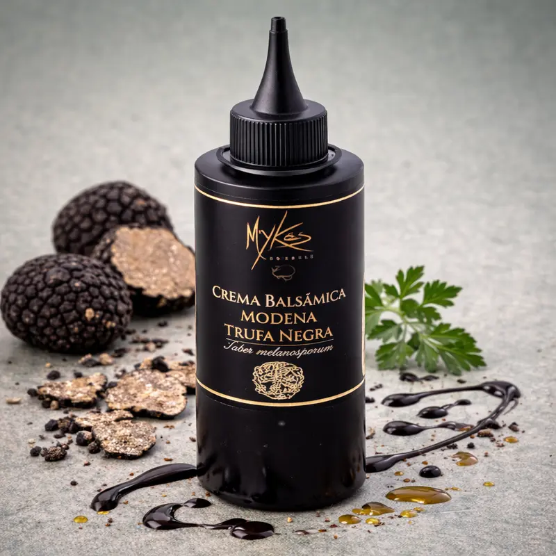 MYKÉS GOURMET | CREMA BALSAMICA MODENA CON TRUFA NEGRA 250ml