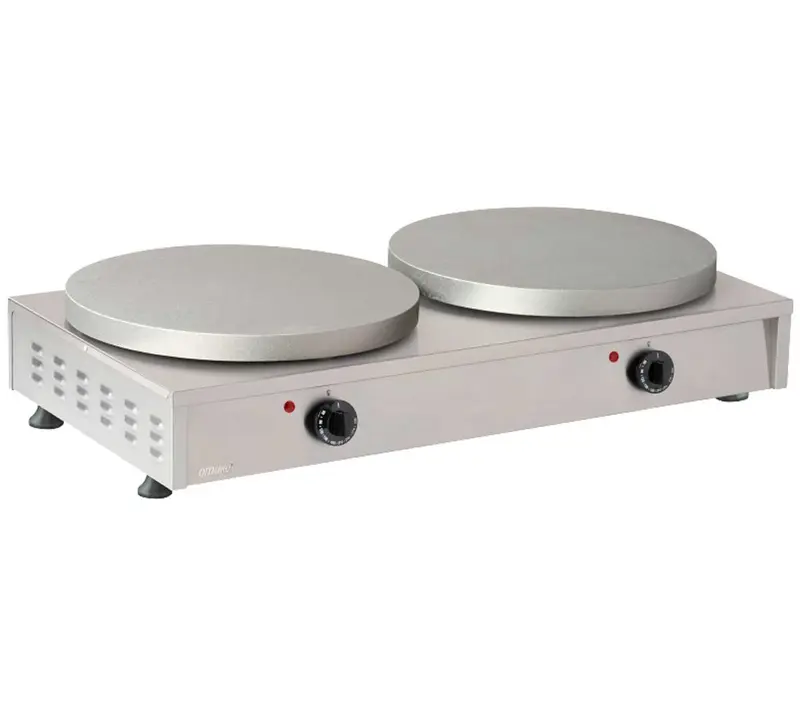 OMAKE - CREPERA DOBLE PLACA ACERO INOX KRP03
