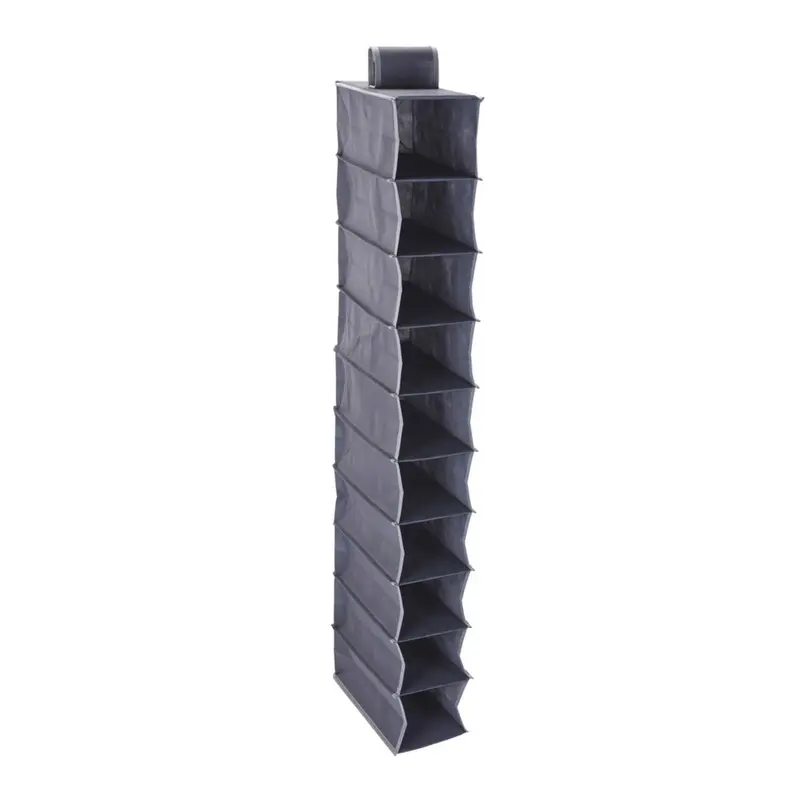 Organizador de zapatos 10 estantes diseño ligero 30x15x120cm