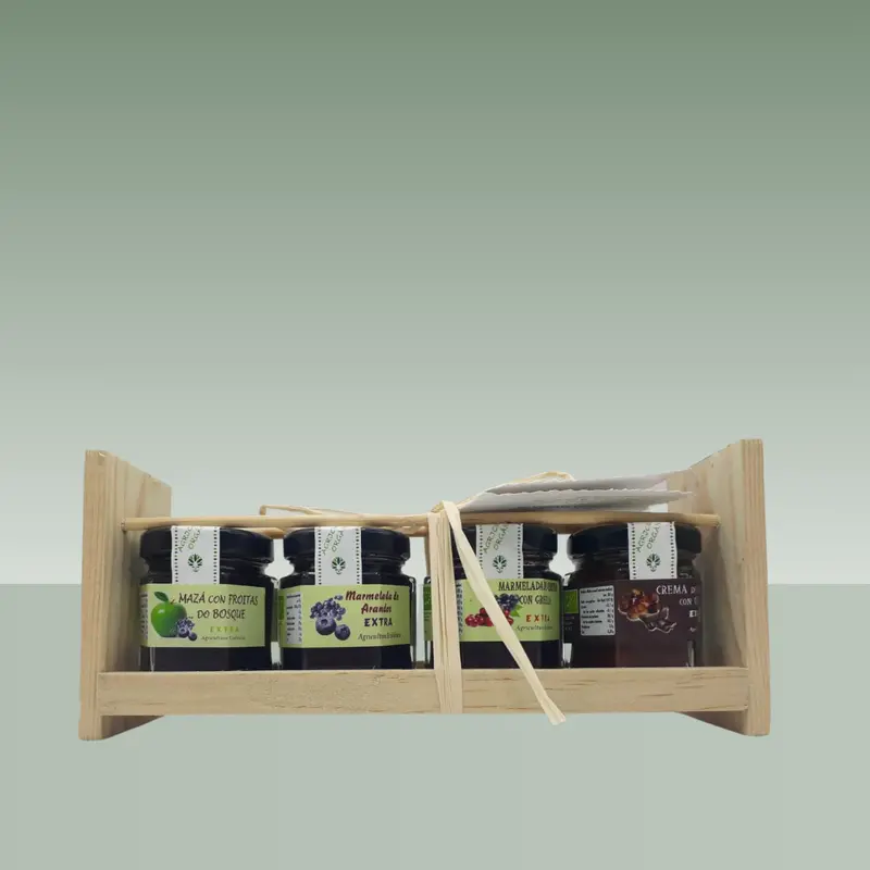 PACK MERMELADAS CAJA MADERA BARONCELI