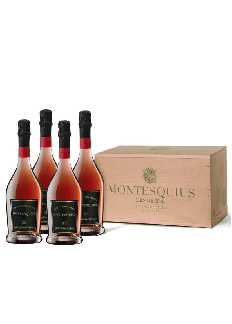 Pack Montesquius Brut Nature Gran Reserva Rosado 2018