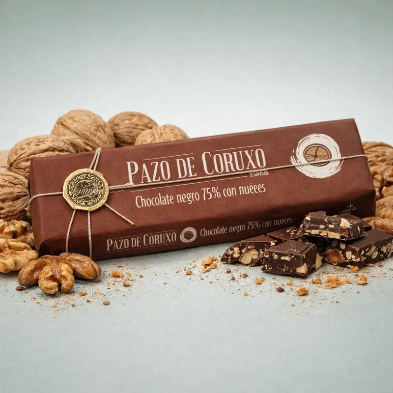 PAZO DE CORUXO | CHOCOLATE NEGRO CON NUECES 300gr