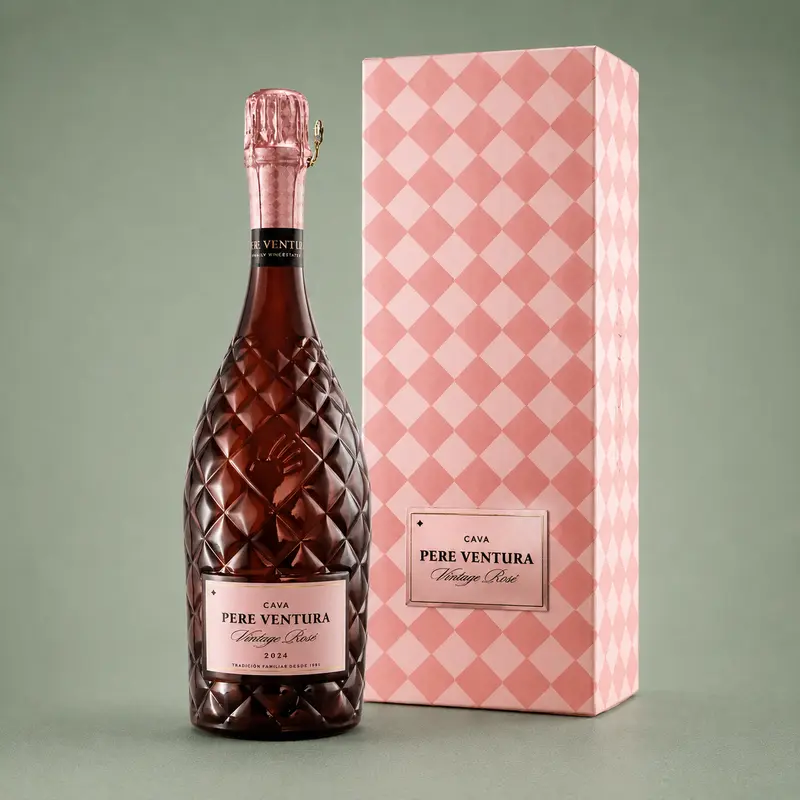 PERE VENTURA | CAVA VINTAGE ROSE 2018 CON ESTUCHE 75cl