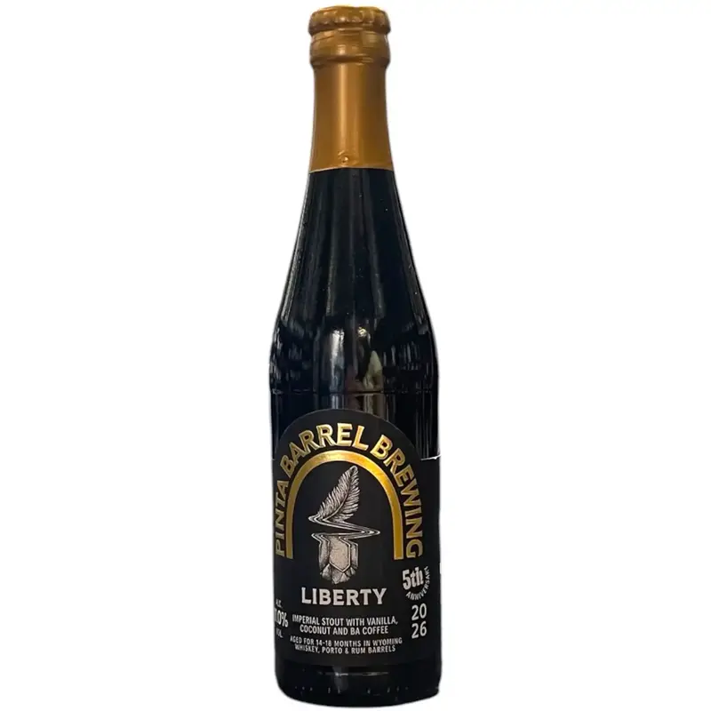 PINTA BARREL BREWING LIBERTY 5TH ANNIVERSARY IMPERIAL STOUT 33CL