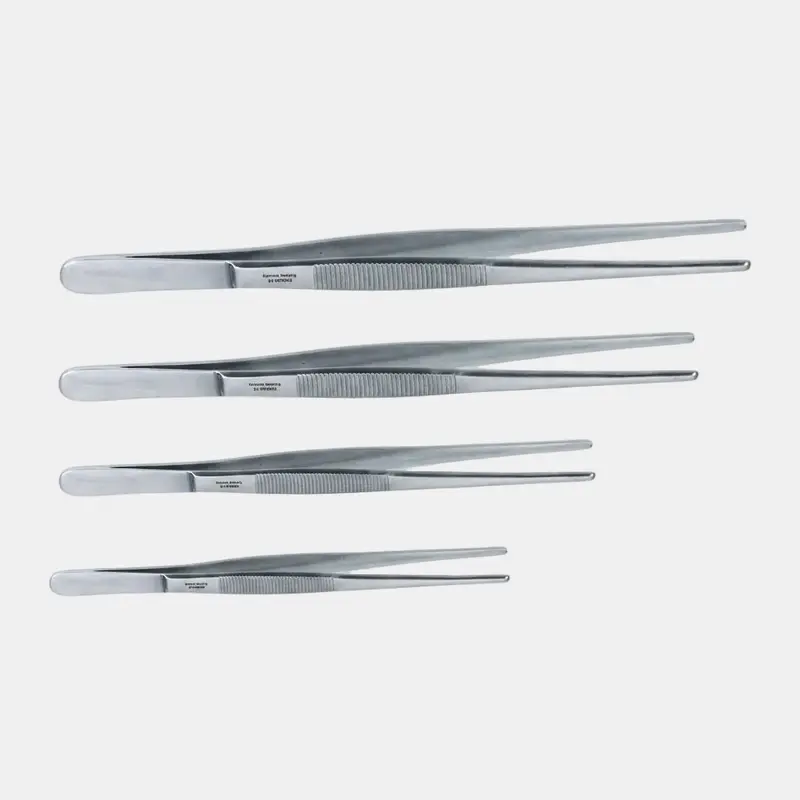 Pinza larga inox. Varias medidas (1 Ud)
