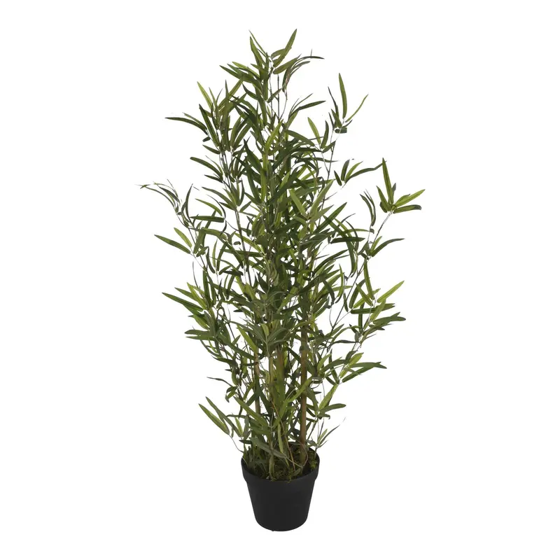 Planta artificial bambú en maceta H.90cm Ø40cm