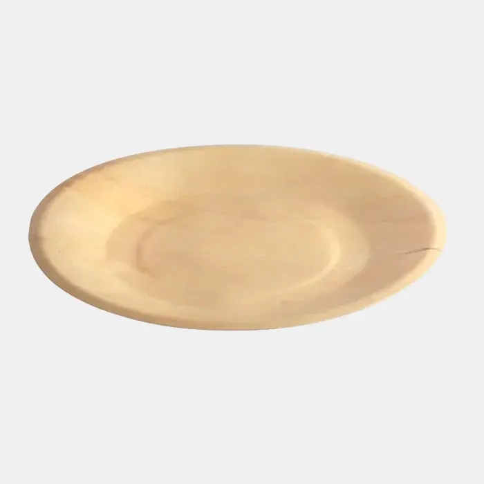 Plato de madera redondo Escandinavia. ø21.5 x 1 cm - 500 Uds.