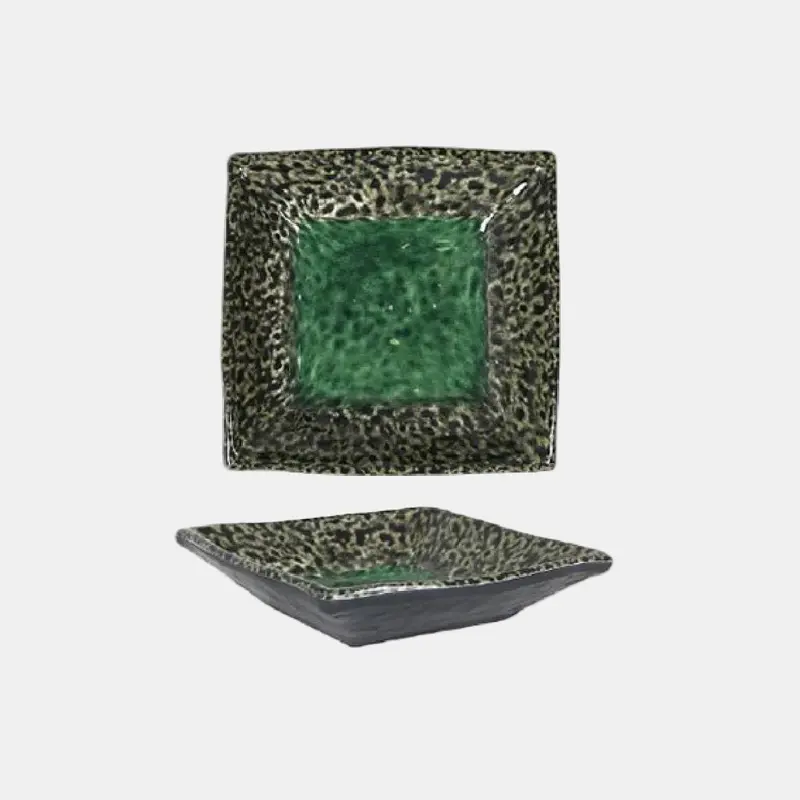 Plato de melamina cuadrado Isora. 19 x 19 x 5 cm - 24 Uds.