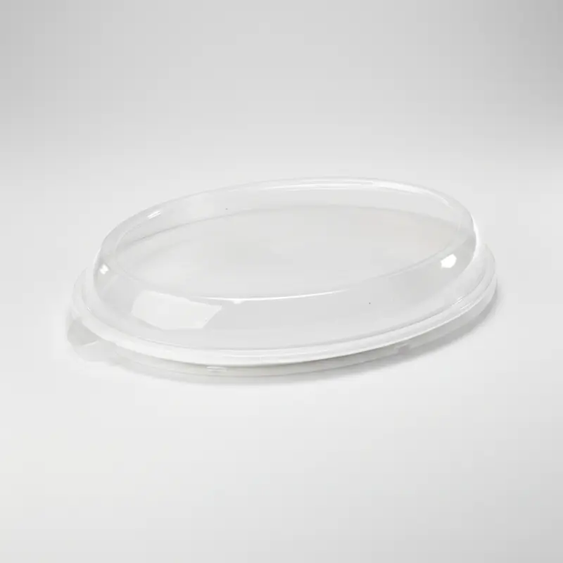 Plato de pulpa ovalado. 18 x 25 cm - 500 Uds.