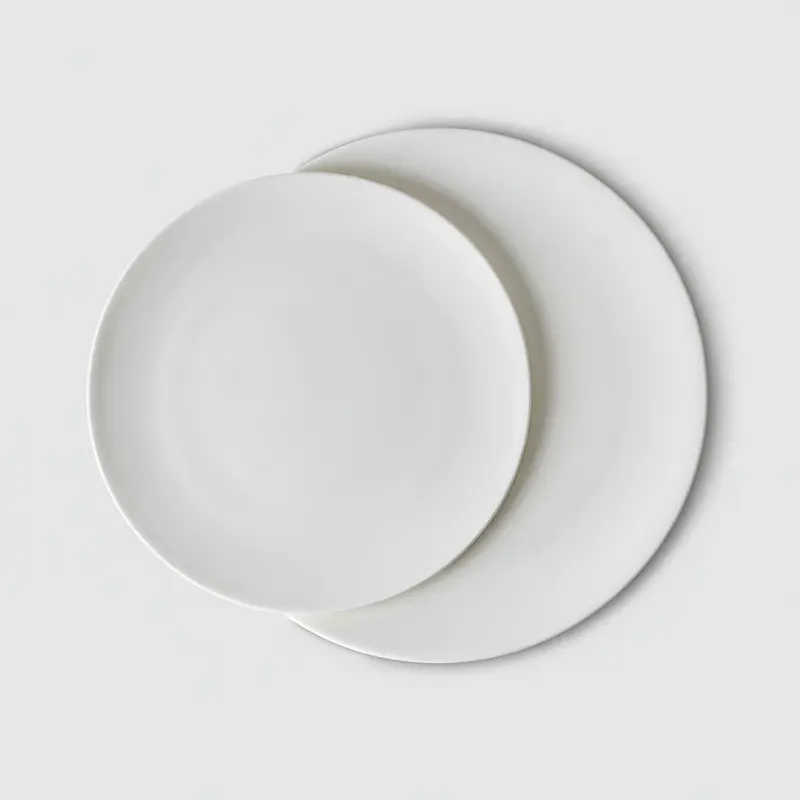 Plato extraplano Bone China. ø27,5 cm - 6 Uds.