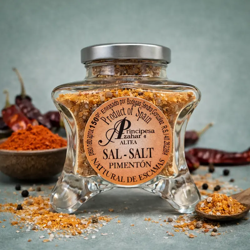 PRINCIPE DE AZAHAR | SAL ESCAMAS PIMENTÓN 150gr