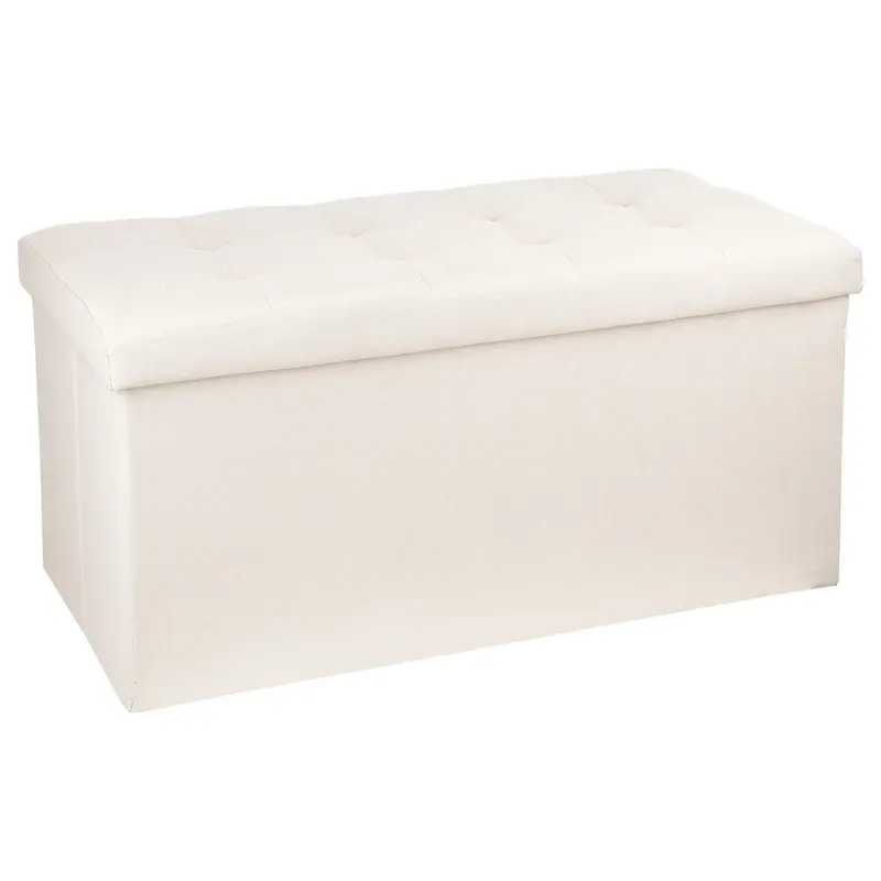 Puf plegable doble color beige