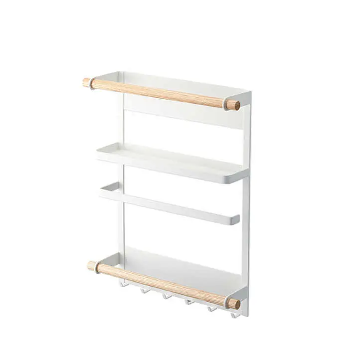 Rack de fijación magnética acero pintado color blanco
