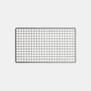 Rejilla para bandeja rectangular de madera. 20 x 15 cm - 1 Ud