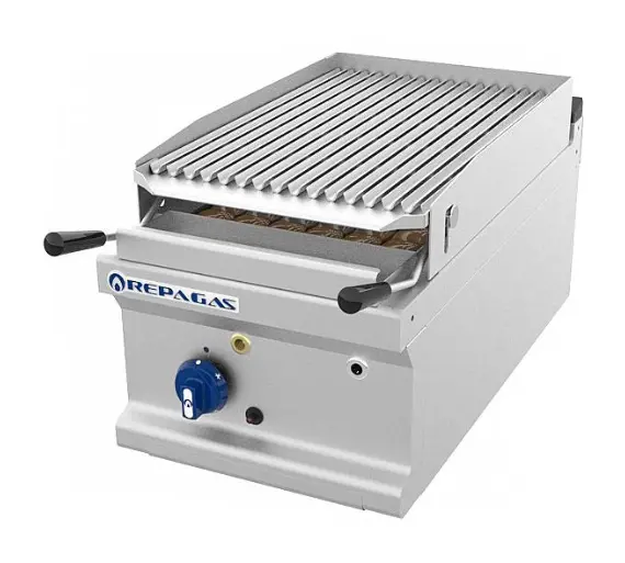 REPAGAS - BARBACOA A GAS POWER LINE SERIE 750 SOBREMESA BARG-M/71 (1 QUEMADOR)