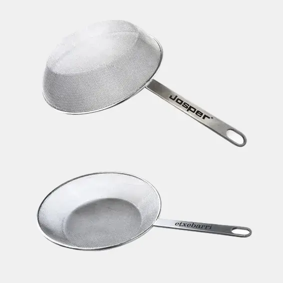 Sartén de malla metálica Josper agujero fino. ø30 cm - 1 Ud.